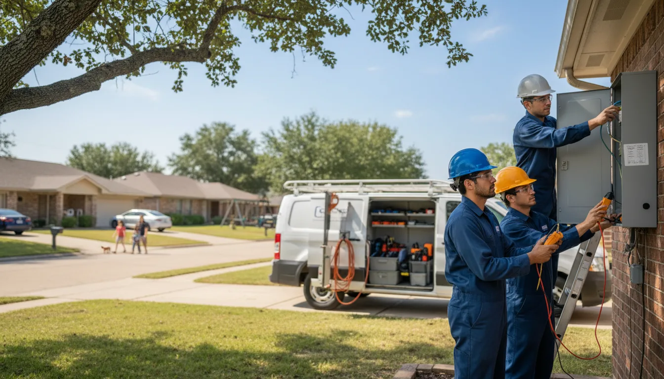 Certified electrician providing emergency electrical services in Hahnville, LA